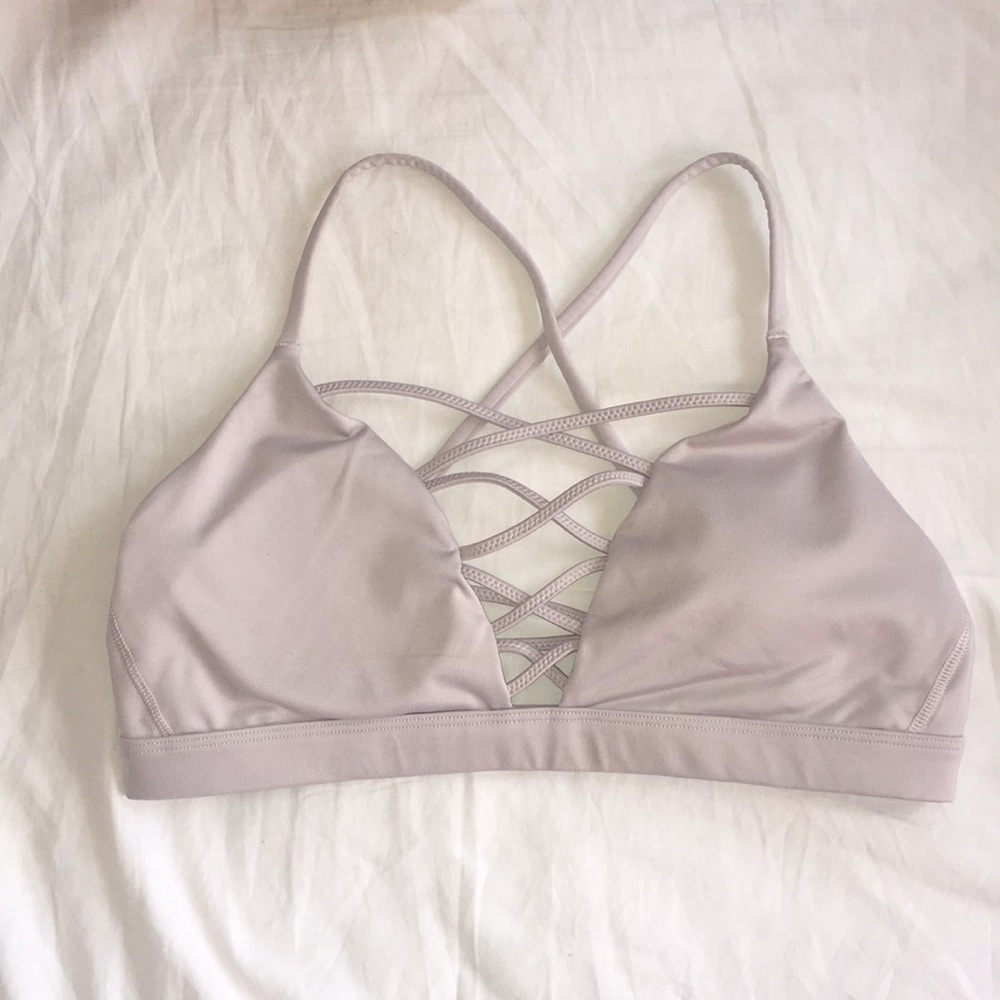 PINK strappy bralette